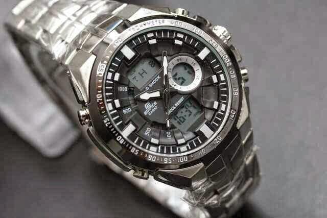 Jam tangan Casio edifice EFA 150 list putih