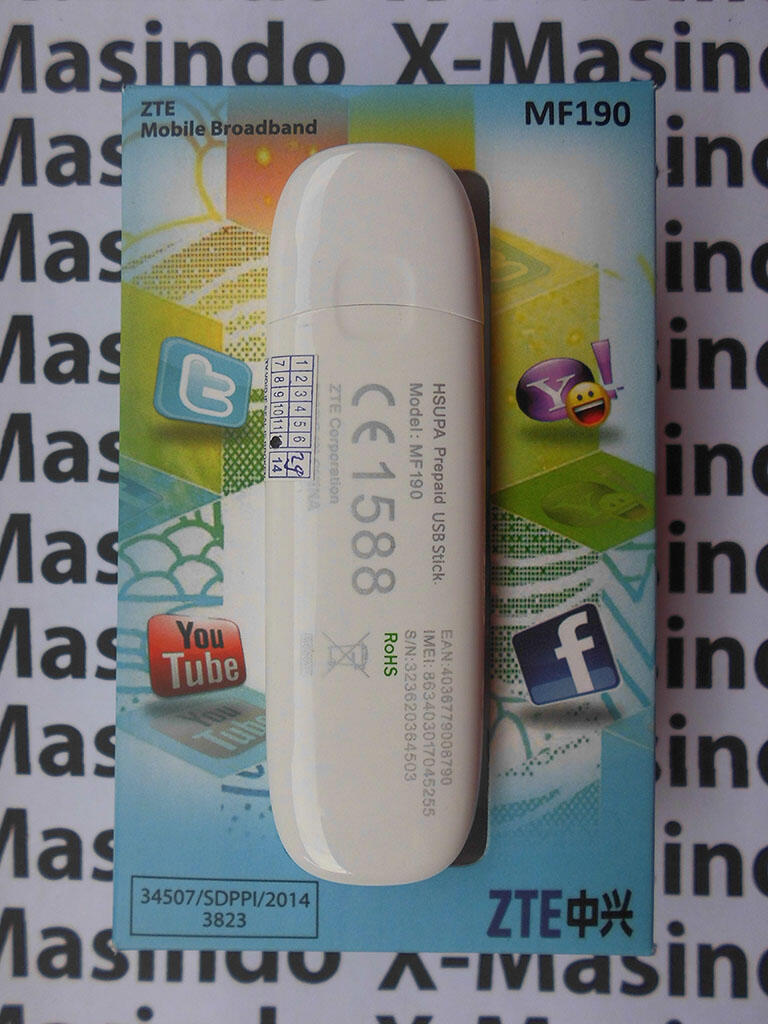 Modem ZTE MF190 7.2 Mbps Modem GSM Unlocked