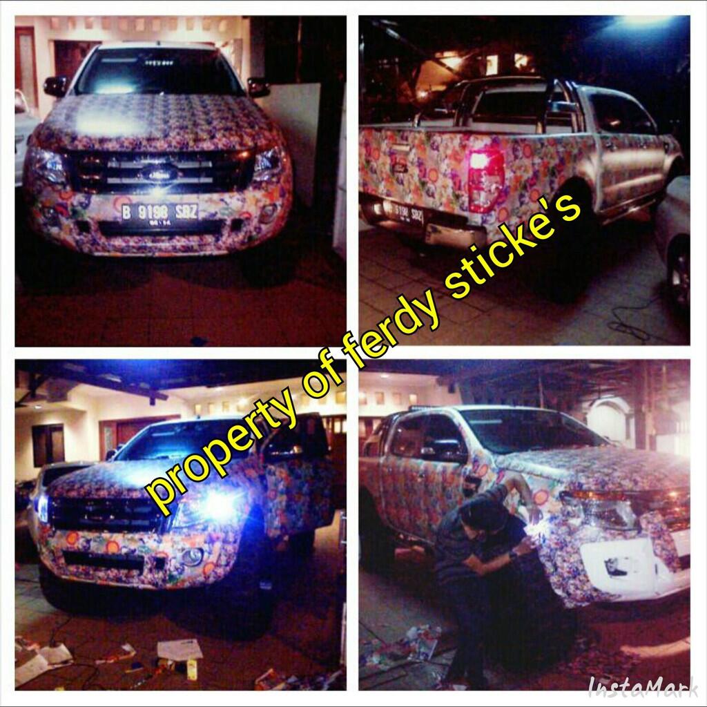 cutting stiker mobil dan motor door to door