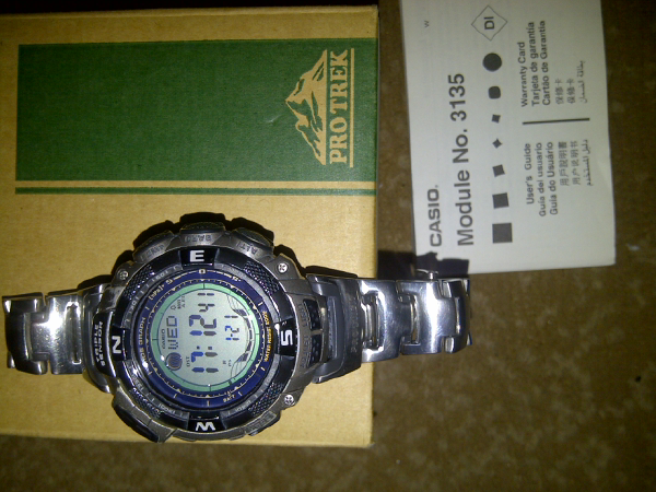 Casio PROTREK PRG 130T 7VDR fulset
Casio Gshock DW 5500 black fulset