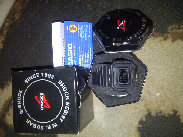 Casio PROTREK PRG 130T 7VDR fulset
Casio Gshock DW 5500 black fulset