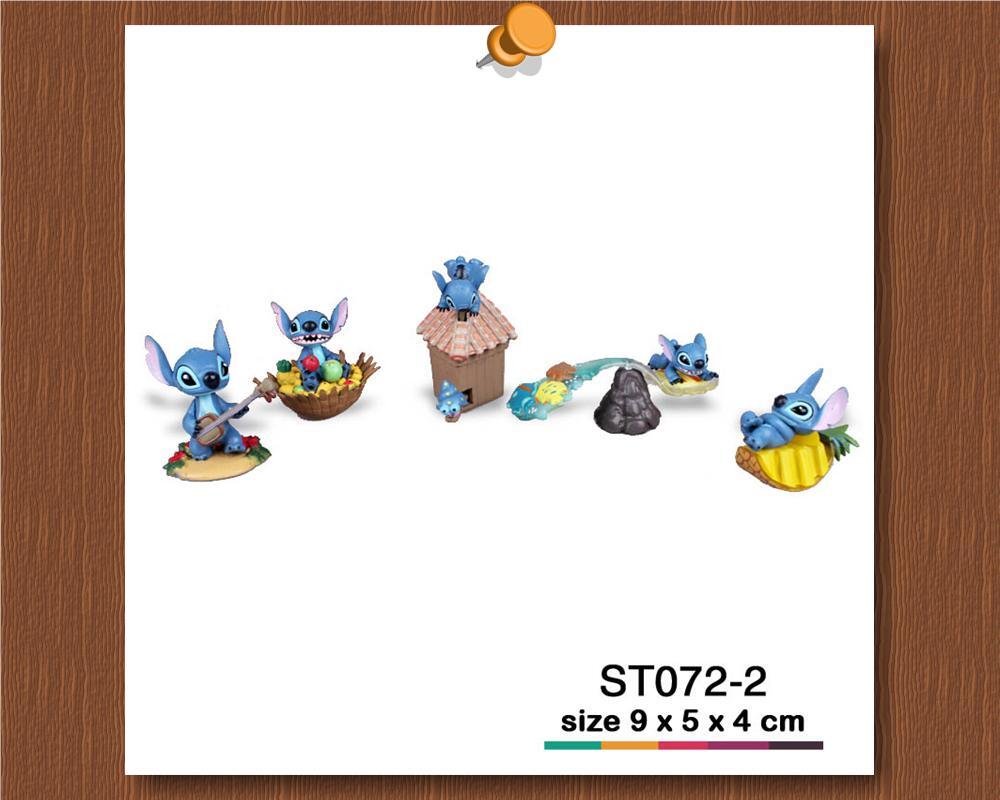 Set Pajangan, Model Kit, Action Figure, Mainan, Lilo & Stitch Walt Disney