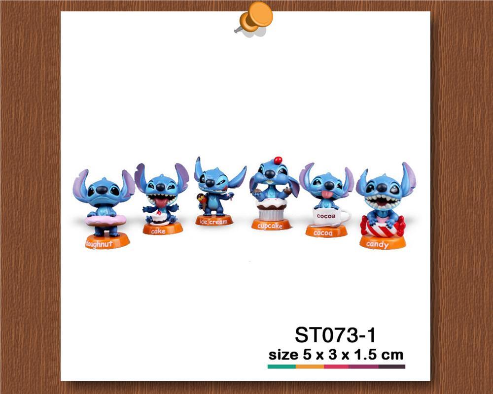 Set Pajangan, Model Kit, Action Figure, Mainan, Lilo & Stitch Walt Disney