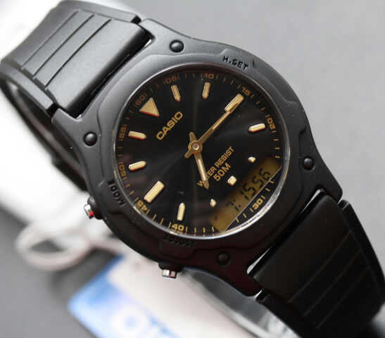 Jam Tangan Casio AW-49HE Dual Time Klasik Murah Abizzz