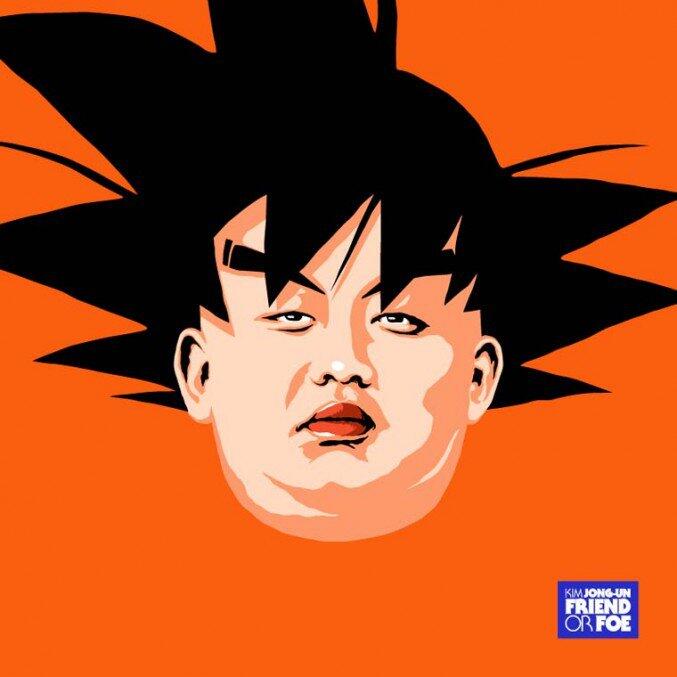 Rupa Kim Jong Un Dalam Sebuah Seni 'Pop Culture' Yang Gokil Bangeettt...