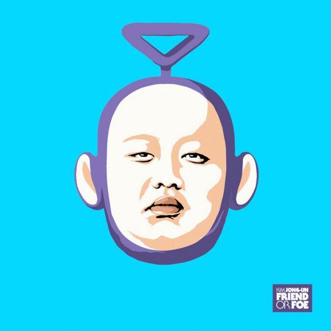 Rupa Kim Jong Un Dalam Sebuah Seni 'Pop Culture' Yang Gokil Bangeettt...