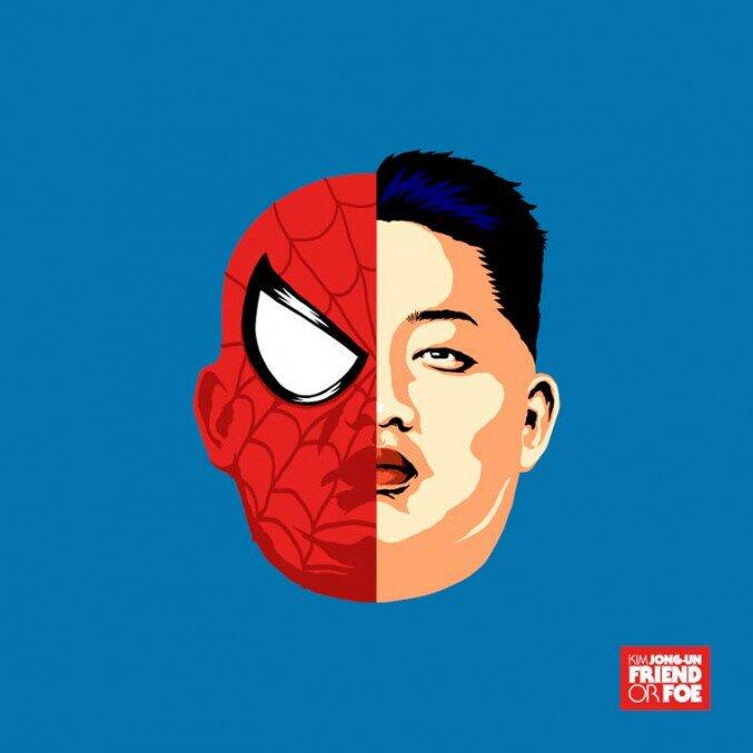 Rupa Kim Jong Un Dalam Sebuah Seni 'Pop Culture' Yang Gokil Bangeettt...