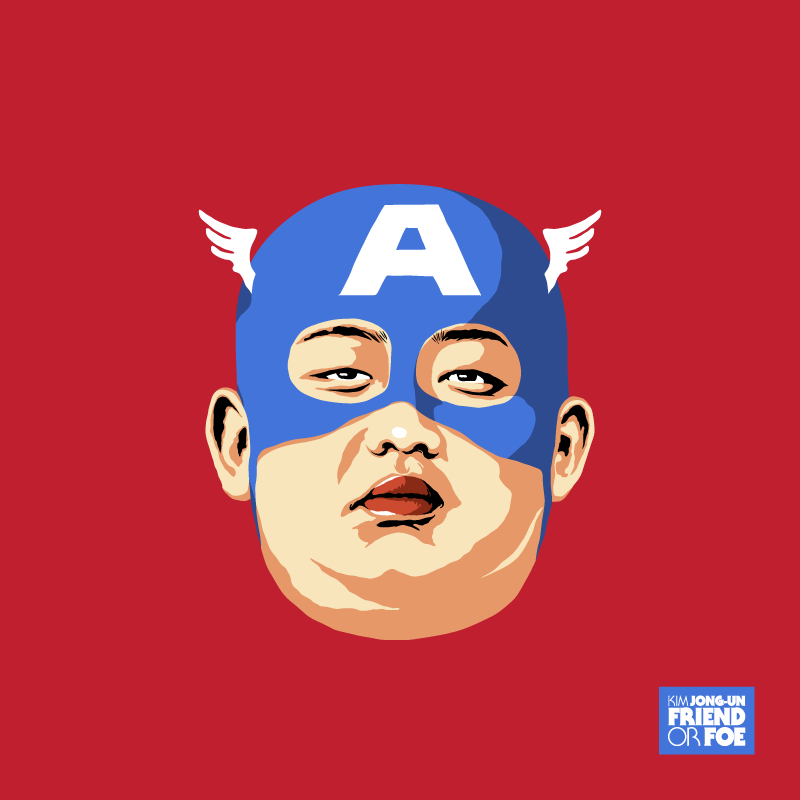 Rupa Kim Jong Un Dalam Sebuah Seni 'Pop Culture' Yang Gokil Bangeettt...