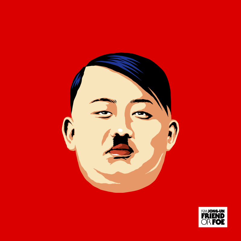 Rupa Kim Jong Un Dalam Sebuah Seni 'Pop Culture' Yang Gokil Bangeettt...