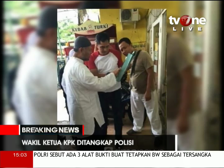 Foto-foto penagkapan Bambang Widjojanto oleh Polri