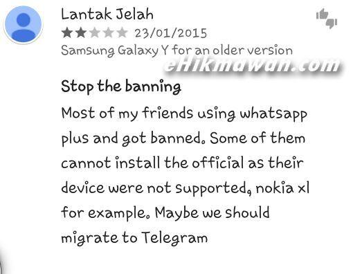 Warning! Hati-hati untuk Pengguna WhatsApp Plus (Bahaya BANNED!)