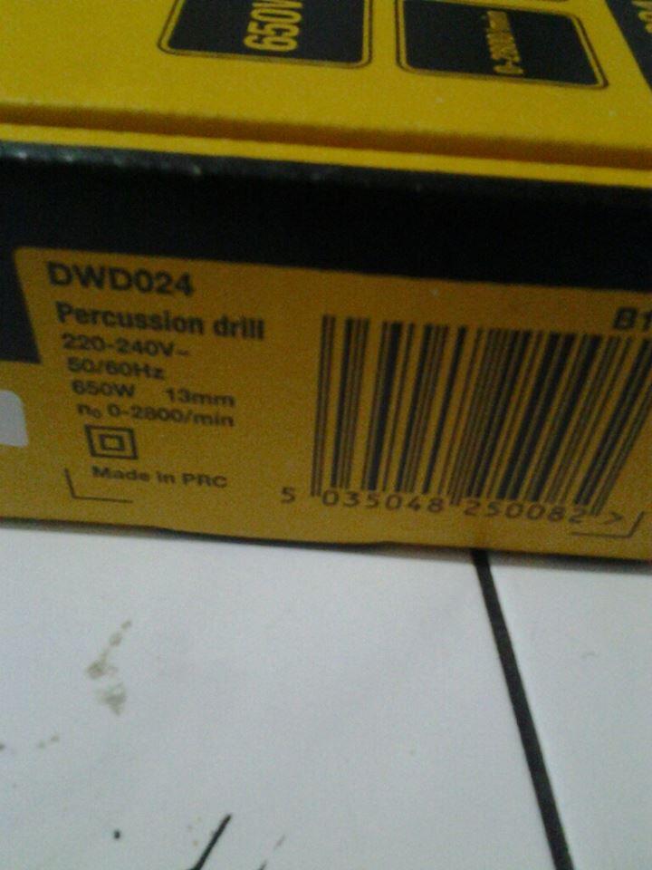 Dijual Bor Listrik Dewalt