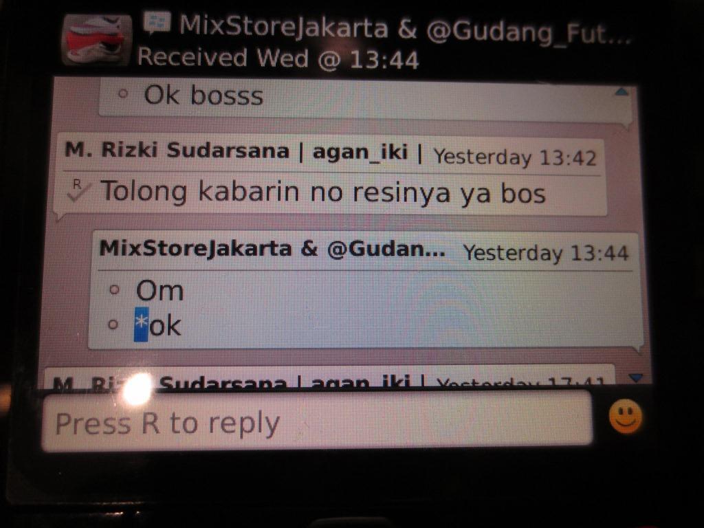 Surat Terbuka untuk ID mixstorejkt a.k.a Rafika Sani