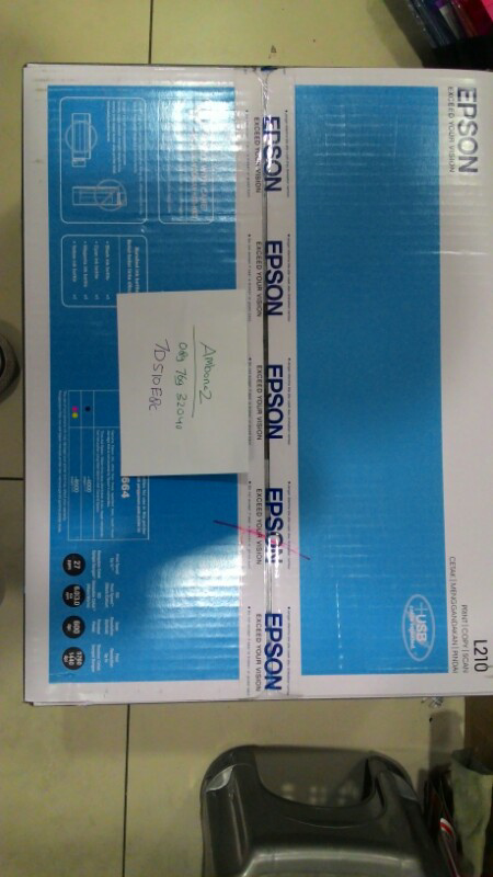 EPSON L 210 BARU GARANSI RESMI