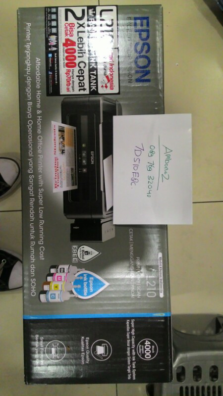EPSON L 210 BARU GARANSI RESMI