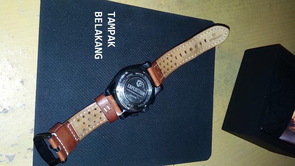 Jam Tangan EXPEDITION Brown Edition Original (second) garansi aktif + ADA BONUS
