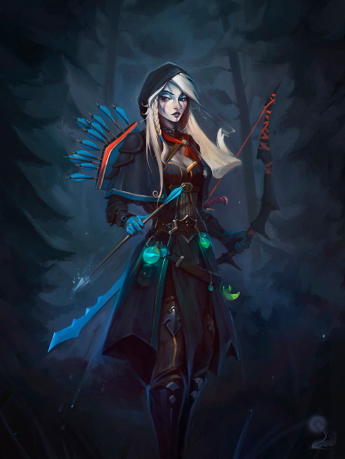 Inilah Wujud Heroine DOTA 2 Jika Digambar dengan Gaya Frozen