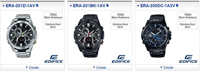 Terjual jam casio edifice banyak tipe  KASKUS