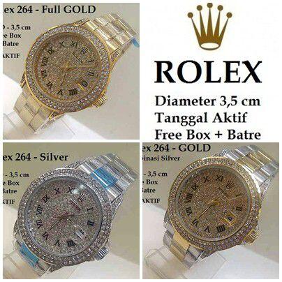 SUPPLIER TAS & JAM TANGAN, ROLEX 264 SEMISUPER, BB: 2661D7D0 HP/WA: 085780580859
