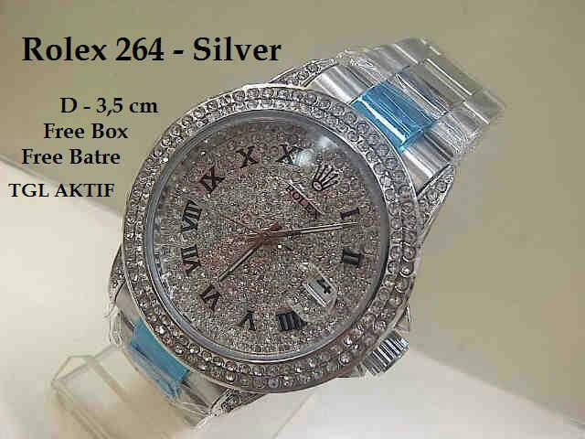 SUPPLIER TAS & JAM TANGAN, ROLEX 264 SEMISUPER, BB: 2661D7D0 HP/WA: 085780580859