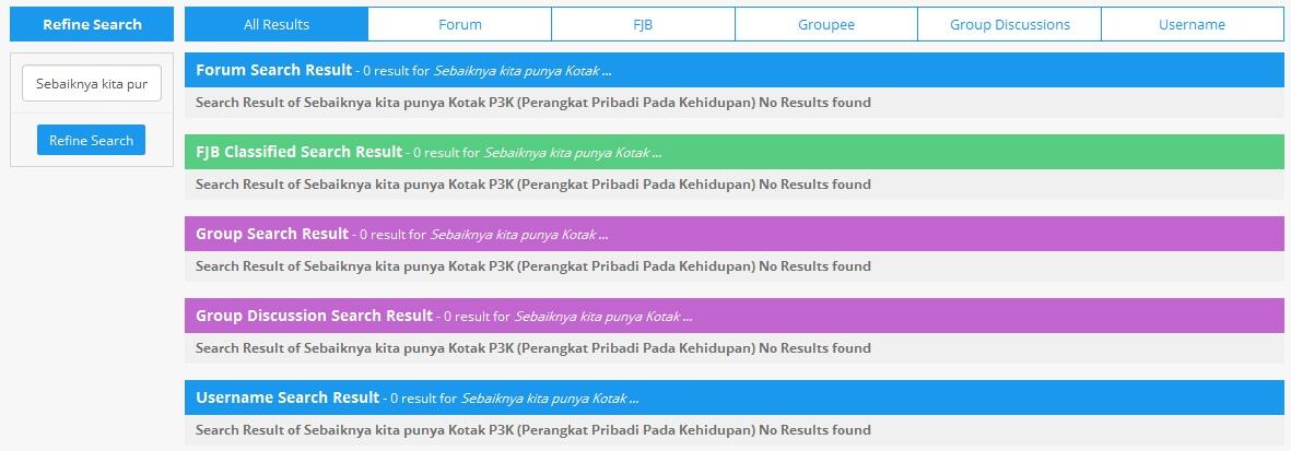 Sebaiknya kita punya Kotak P3K (Perangkat Pribadi Pada Kehidupan)