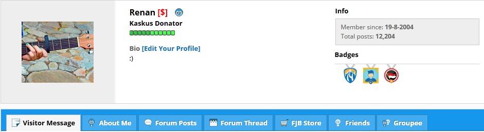 Avatar, Bio dan Visitor Berubah Sendiri. Kenapa Ya? :bingung