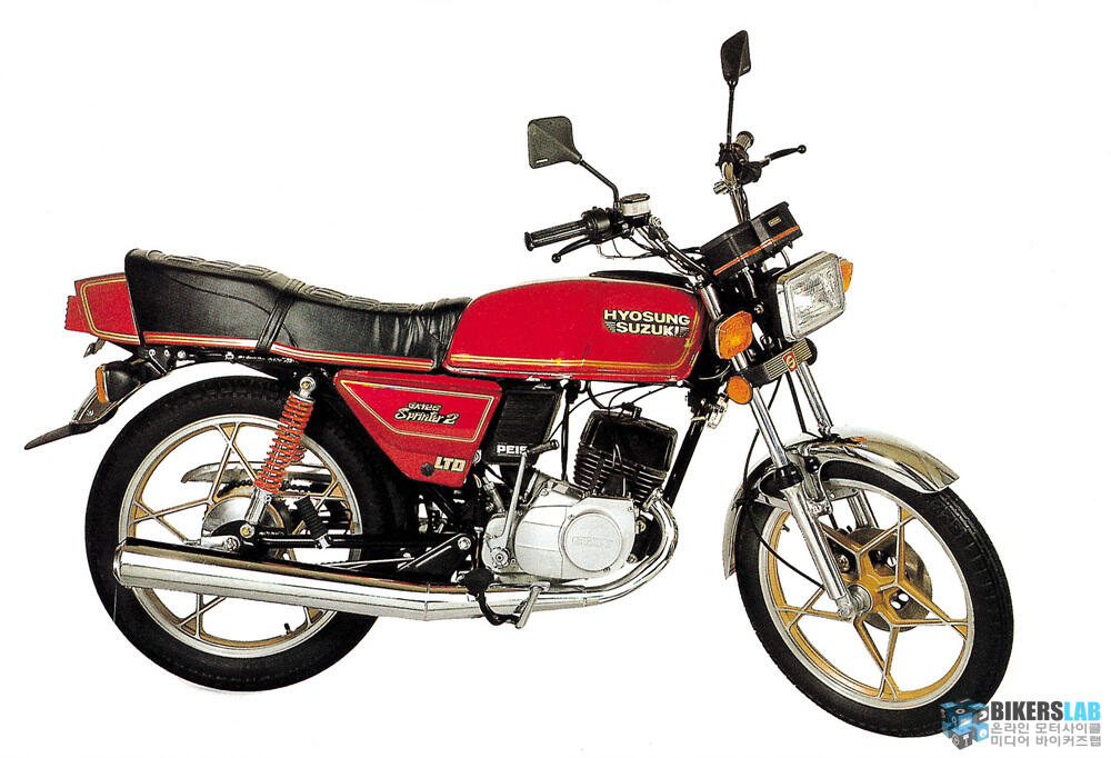 Sejarah Sepeda Motor Hyosung, Masih Sodaranya Suzuki