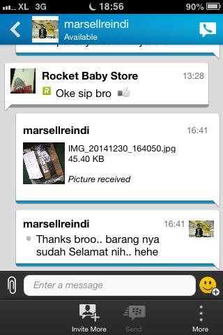 Official Testimonial Rocket Baby Store no.1 Indonesian Merch Store