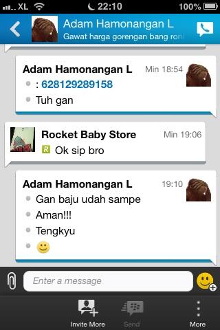 Official Testimonial Rocket Baby Store no.1 Indonesian Merch Store