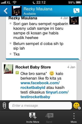 Official Testimonial Rocket Baby Store no.1 Indonesian Merch Store
