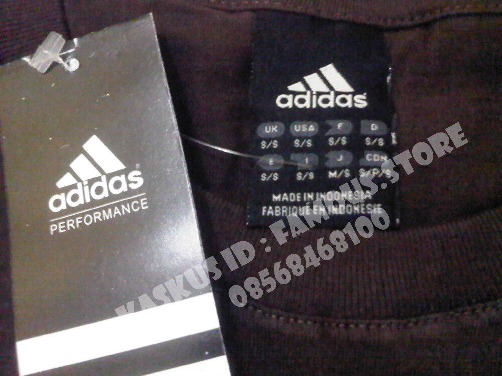KAOS T-SHIRT BRANDED BAHAN KATUN / COTTON, ADIDAS, NIKE, PUMA, UNDERARMOUR, DLL