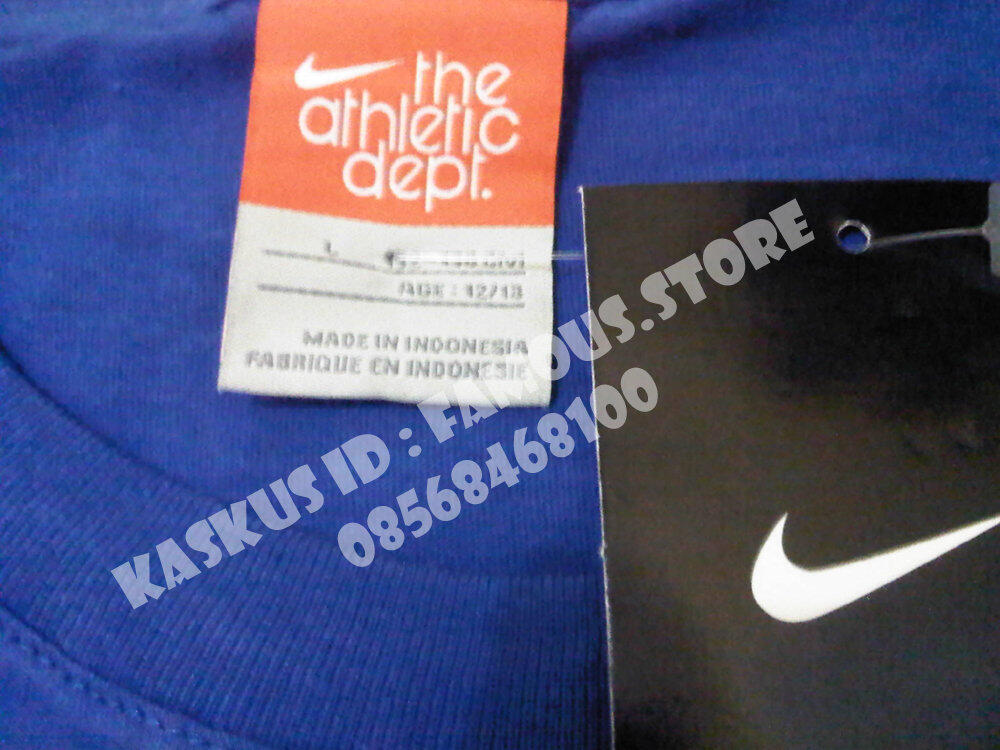 KAOS T-SHIRT BRANDED BAHAN KATUN / COTTON, ADIDAS, NIKE, PUMA, UNDERARMOUR, DLL