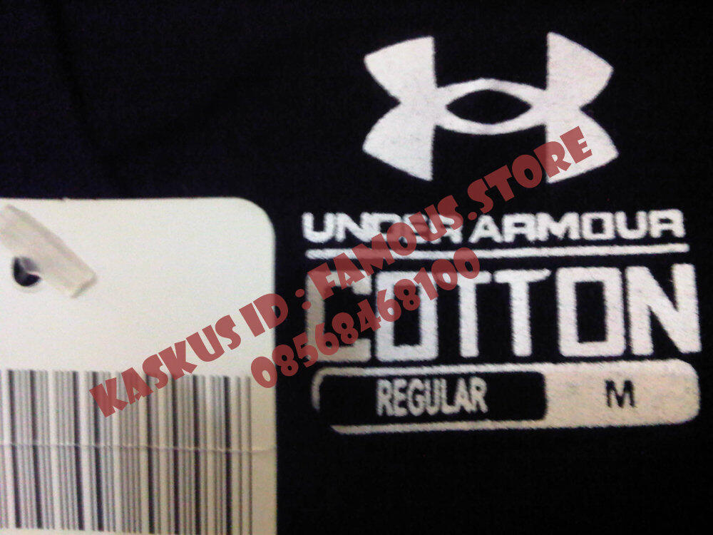KAOS T-SHIRT BRANDED BAHAN KATUN / COTTON, ADIDAS, NIKE, PUMA, UNDERARMOUR, DLL