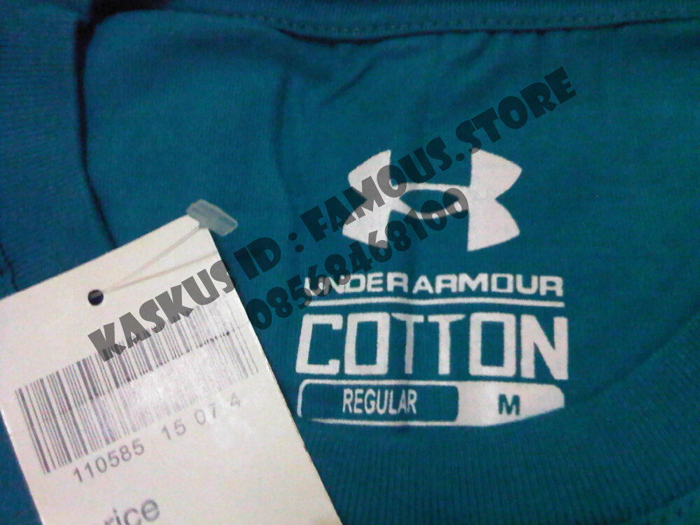 KAOS T-SHIRT BRANDED BAHAN KATUN / COTTON, ADIDAS, NIKE, PUMA, UNDERARMOUR, DLL