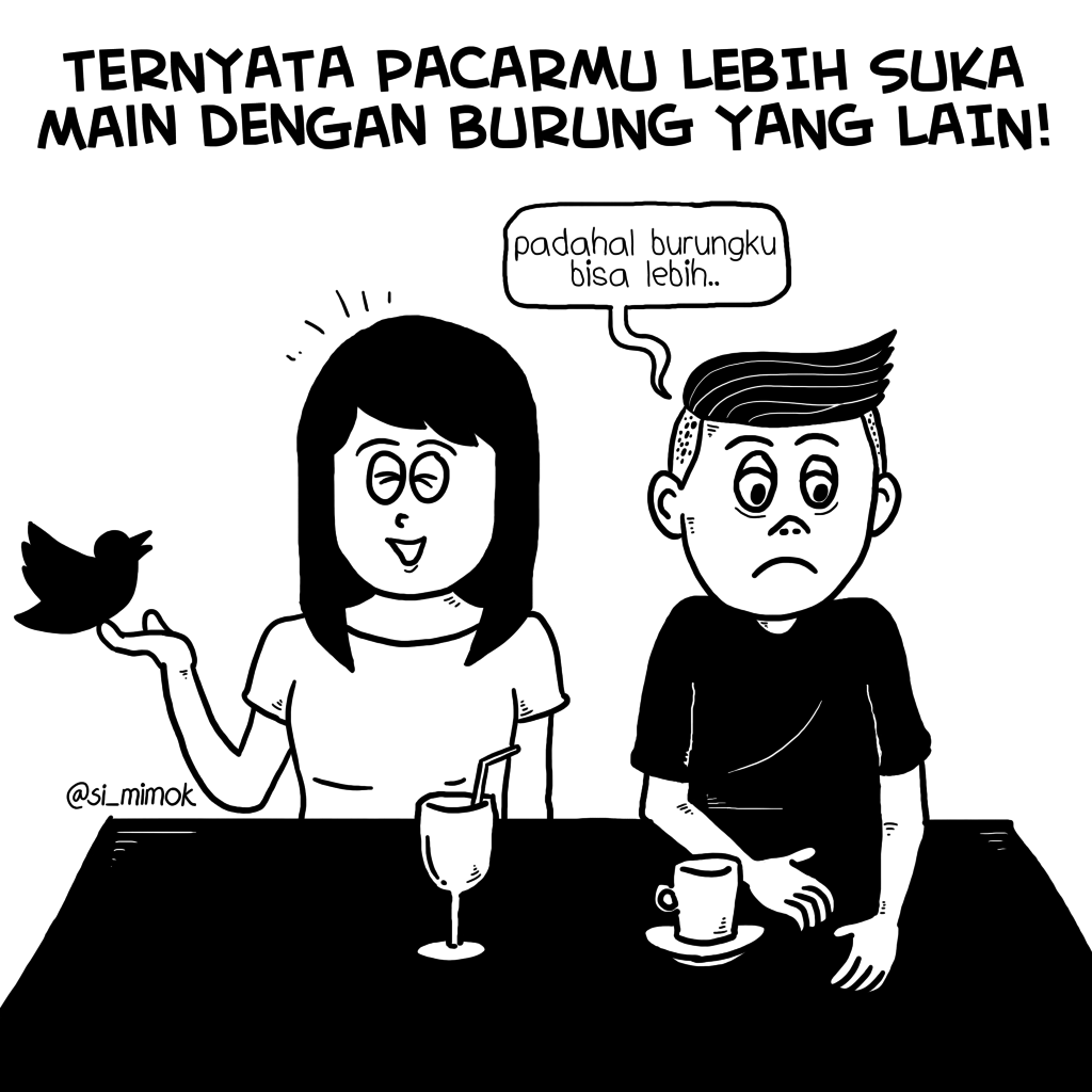 komik si mimok, bisa bikin gila tapi bahagia!