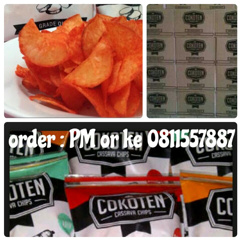 kripik singkong cokoten (camilan)