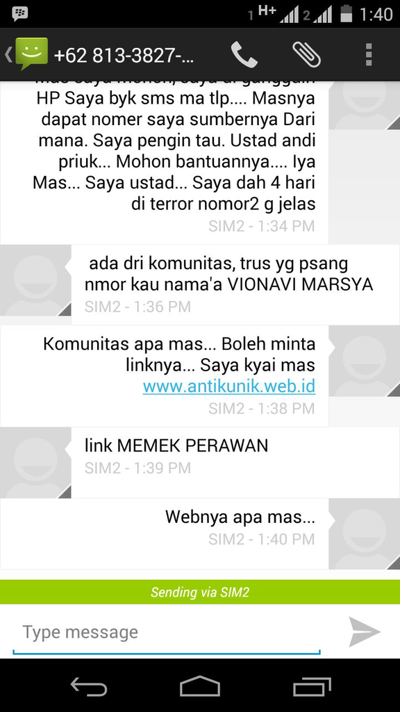 Gan... Tolong ane... beberapa hari ini ane dapet teror parah dan fitnah