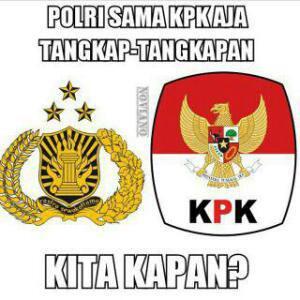 Kumpulan Meme KPK vs POLRI