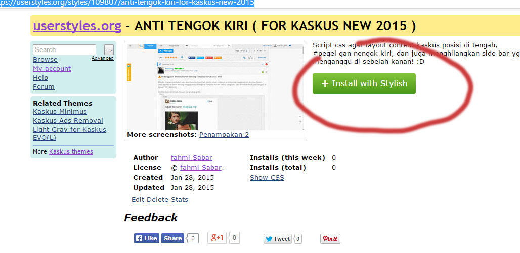 &#91;SHARE USER SCRIPT&#93; BAGI YANG PEGEL LEHER KIRI MASOK SINI GAN :D