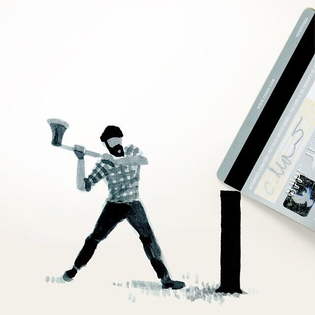 Gambar-gambar ilustrasi dengan benda karya Christoph Niemann