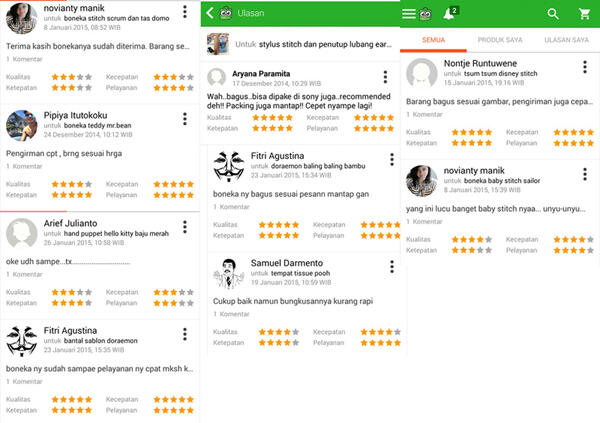 kumpulan testimoni konsumen Kiosqta