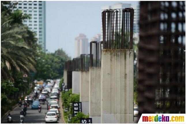 (BERITA FOTO) Bermimpi Menggapai Bulan, Punya Monorel Saja Gagal