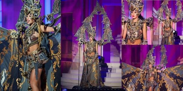 Elvira Devinamira : Peraih Best National Costume Miss Universe 2014-2015