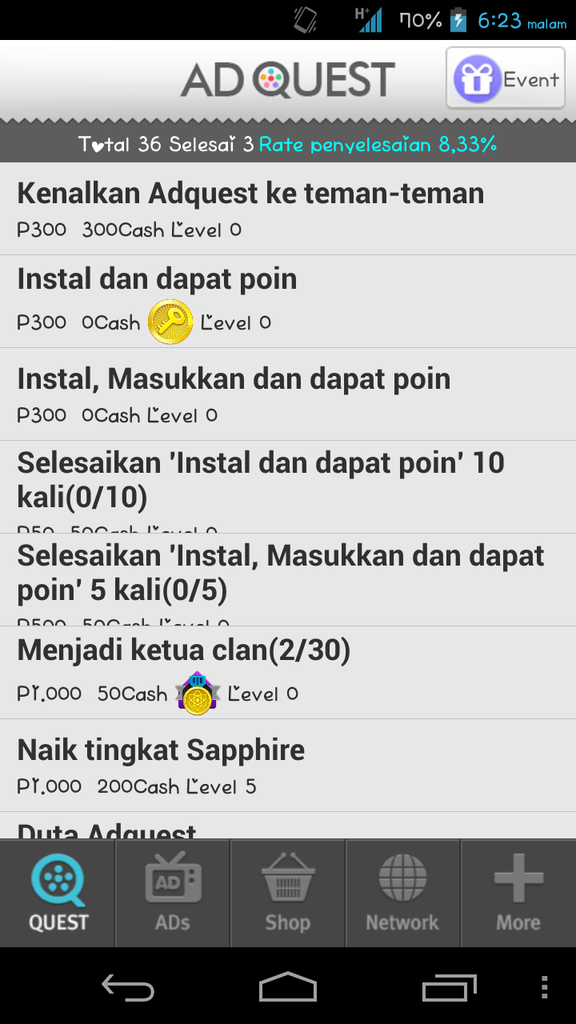 Aplikasi android penghasil rupiah