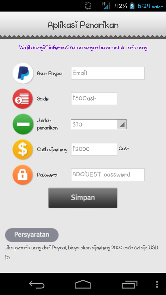 Aplikasi android penghasil rupiah