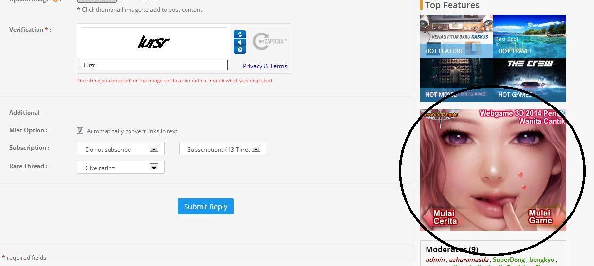 Sorry OOT, Tentang ADS Kaskus