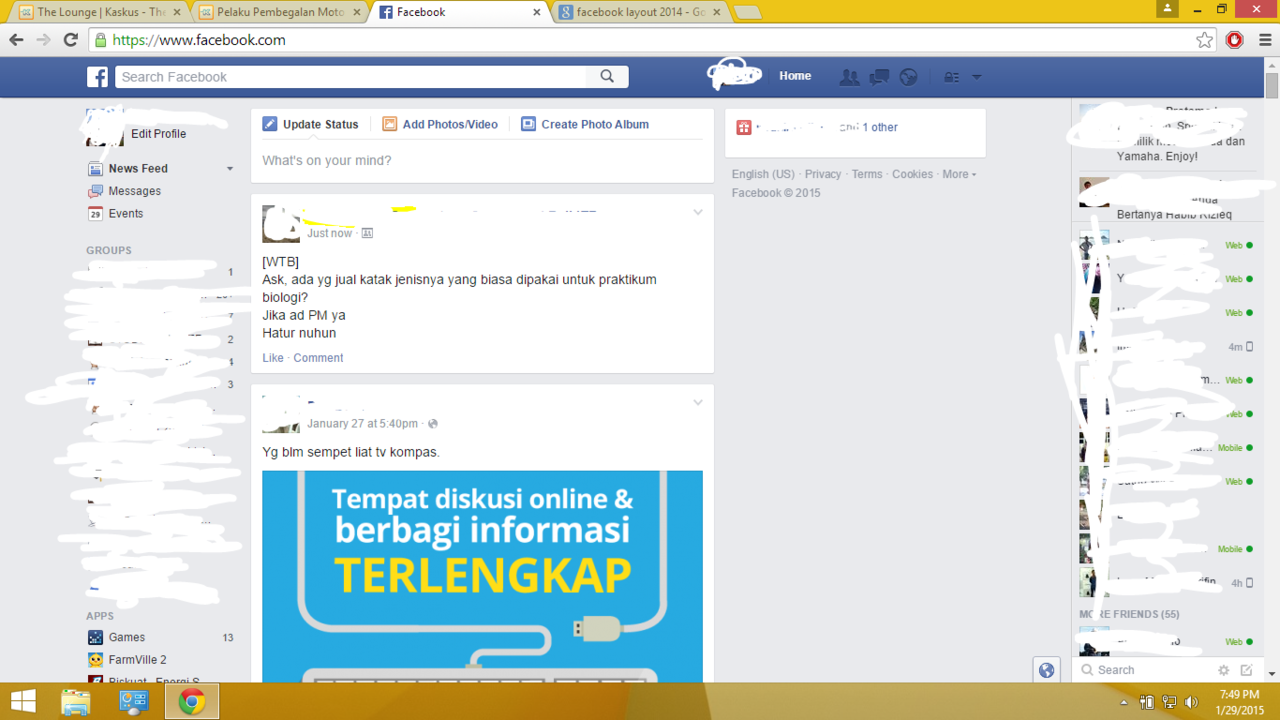 Lo Lihat Kaskus Juling Tapi Lihat Facebook Pusing Kagak?