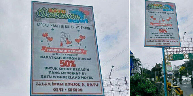 Hotel di Batu (Malang) Ini Beri Diskon 50% Untuk Pasangan Mesum