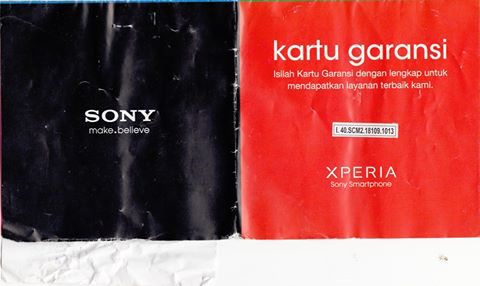 keluhan konsumen kepada service centre Sony Experia di bulan Januari 2015