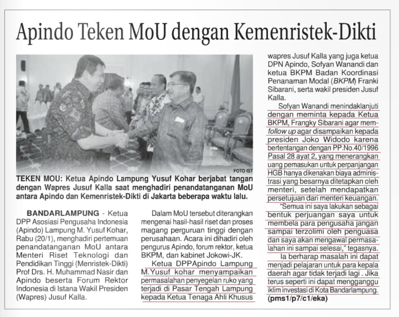 Penyegelan Ruko Illegal oleh Walikota Bandarlampung